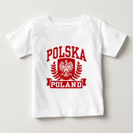 Polen Baby T-shirt (Vorderseite)