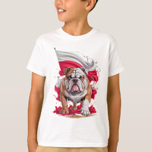 Polen Bulldoggen Hunde Liebhaber Geschenk Süßes De T-Shirt