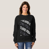 Polen Camouflage Pattern Gray Camouflage Sweatshirt (Vorne ganz)