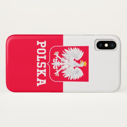 Polen Case-Mate iPhone Hülle (Rückseite (Horizontal))