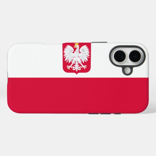 Polen Case-Mate iPhone Hülle (Rückseite (Horizontal))