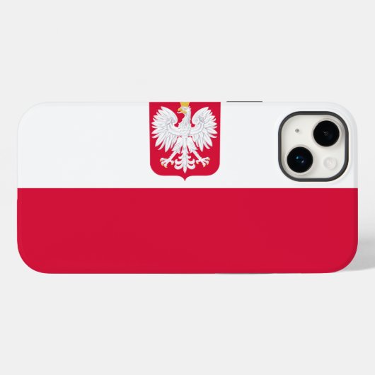 Polen Case-Mate iPhone Hülle (Rückseite (Horizontal))