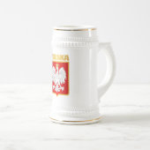 Polen COA Bierglas (VorderseiteRechts)