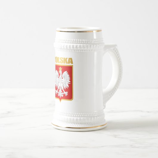 Polen COA Bierglas (VorderseiteRechts)