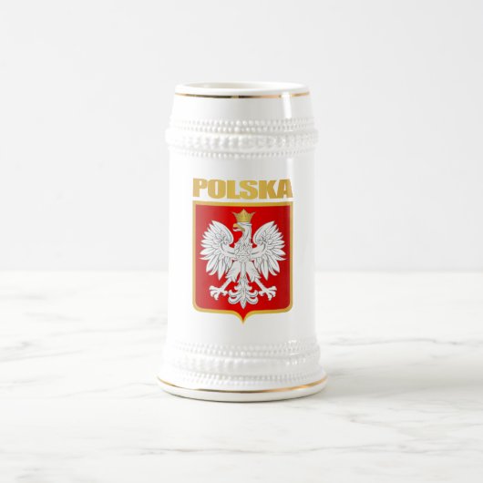 Polen COA Bierglas (Mittel)