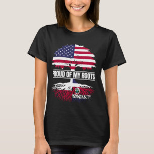 Polen Costa Rica Mix Stolz auf meine Wurzeln Polni T-Shirt