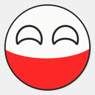 POLEN Flaggen-Aufkleber – 4 Stück, 50 Mm, Vinyl, Wetterfest