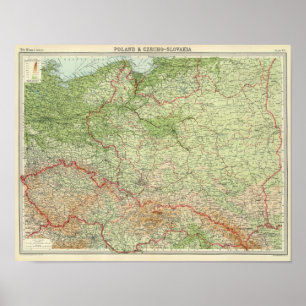 Polen & CzechoSlowakei Poster