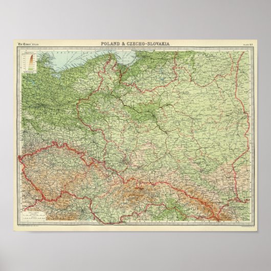 Polen & CzechoSlowakei Poster (Vorne)