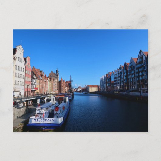 Polen,Danzig Postkarte (Vorderseite)