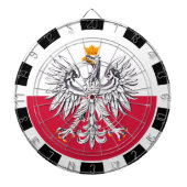 Polen Dartboard & Flag Darts / Game Board Dartscheibe (vorne)