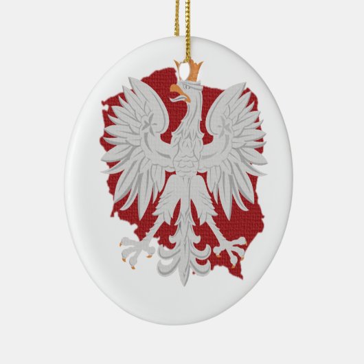 Polen Eagle Keramik Ornament (Rechts)