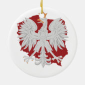 Polen Eagle Keramik Ornament (Hinten)