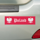 Polen Eagle Polska Polska Polnisches Rotes Wappen Autoaufkleber (Auf Auto)