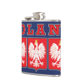 Polen Eagle Shields Flachmann (Links)