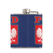 Polen Eagle Shields Flachmann (Rückseite)