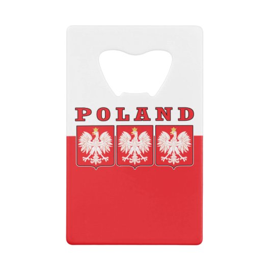 Polen Eagle Shields Geldbeutel Flaschenöffner (Vorderseite)