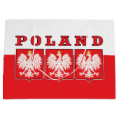 Polen Eagle Shields Große Geschenktüte (Vorderseite)