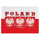 Polen Eagle Shields Große Geschenktüte (Rückseite)