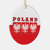 Polen Eagle Shields Keramik Ornament (Rechts)