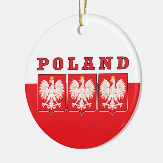 Polen Eagle Shields Keramik Ornament (Links)