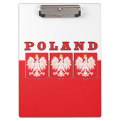 Polen Eagle Shields Klemmbrett (Vorderseite)