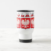 Polen Eagle Shields Reisebecher (Mittel)