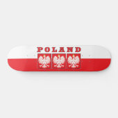 Polen Eagle Shields Skateboard (Horizontal)