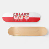 Polen Eagle Shields Skateboard (Horizontal)