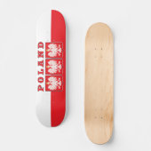 Polen Eagle Shields Skateboard (Vorderseite)