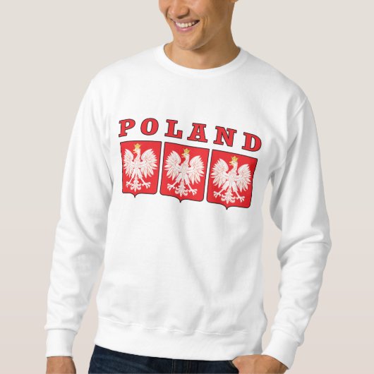 Polen Eagle Shields Sweatshirt (Vorderseite)
