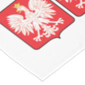 Polen Eagle Shields Tischdecke (Schrägansicht)