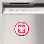 Polen-Erbe-Emblem Magnet (In Situ (Geschirrspüler))
