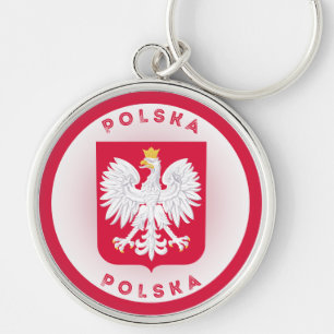 Polen-Erbe-Emblem Schlüsselanhänger