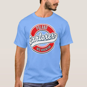Polen - Erforscher des Abenteuerlogos T-Shirt