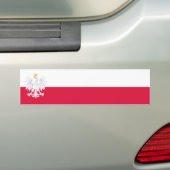 Polen Fahne/Flagge Autoaufkleber (Auf Auto)
