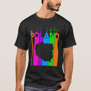 Polen Farbige Blasen T-Shirt