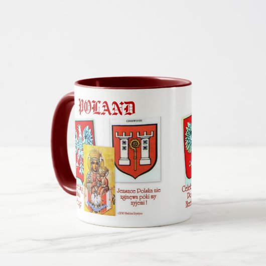 POLEN: FEIERN DER POLNISCHEN ERBTasse Tasse (Vorderseite Links)