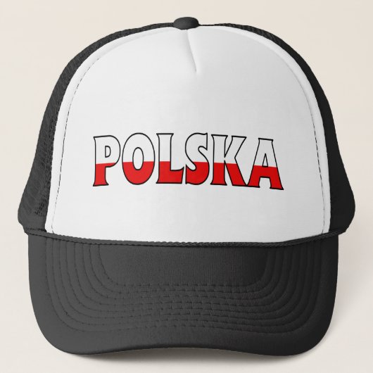 Polen-Fernlastfahrer Truckerkappe (Vorderseite)