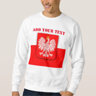 Polen Flag Football Soccer Polnisch Polska Sweatshirt
