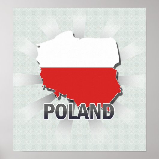 Polen - Flag-Karte 2.0 Poster (Vorne)