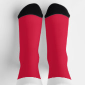 Polen Flag Patriotischer polnischer Nationalstolz Socken (Oben)