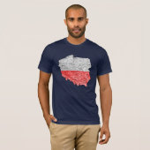 Polen - Flagcolor-Map-T - Shirt (Vorne ganz)