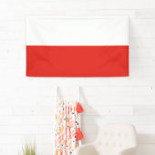 Polen-Flagge Banner (Insitu)