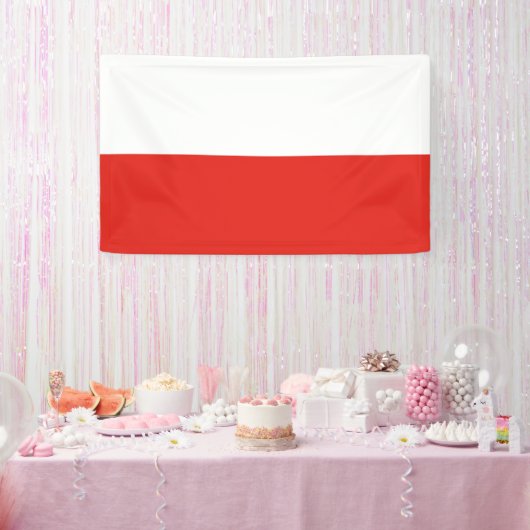 Polen-Flagge Banner (Party)