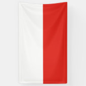 Polen-Flagge Banner (Vertikal)