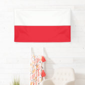 Polen-Flagge Banner (Insitu)