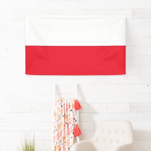 Polen-Flagge Banner (Insitu)