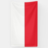 Polen-Flagge Banner (Vertikal)