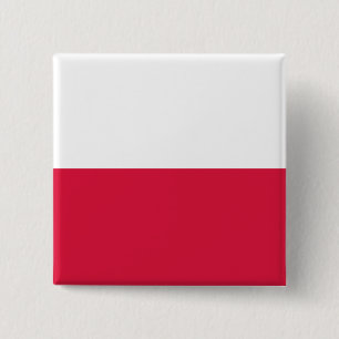 Polen-Flagge Button